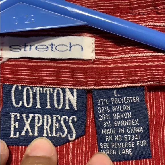Cotton Express stretch t shirt  size L - Picture 4 of 8